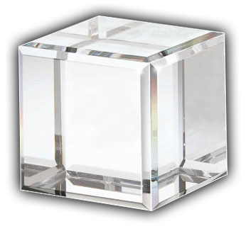 a–d) The used model. In a plexiglass cube (a, c, d) multiple