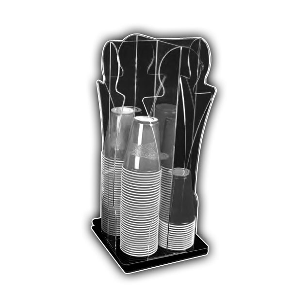Revolving Cup/lid Dispenser
