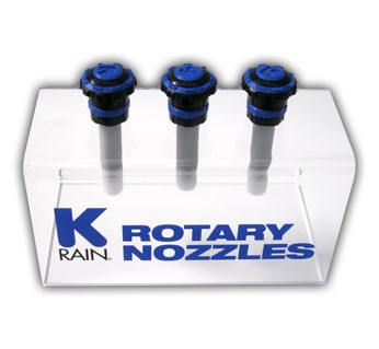 K Rain® Notary Nozzles Display