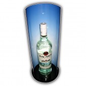 Single bottle lighted display