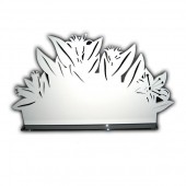 Acrylic Floral Backdrop Cutout