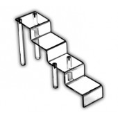 Large Four Step Stairs