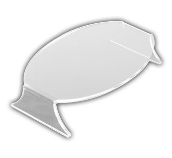 Fishtail Acrylic Riser Fishtail Oval Risers